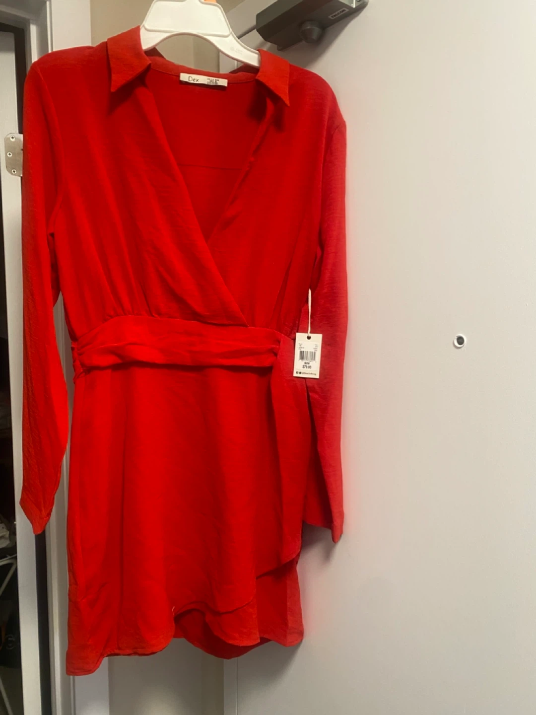 DEX Red Wrap Dress M/M - photo 2
