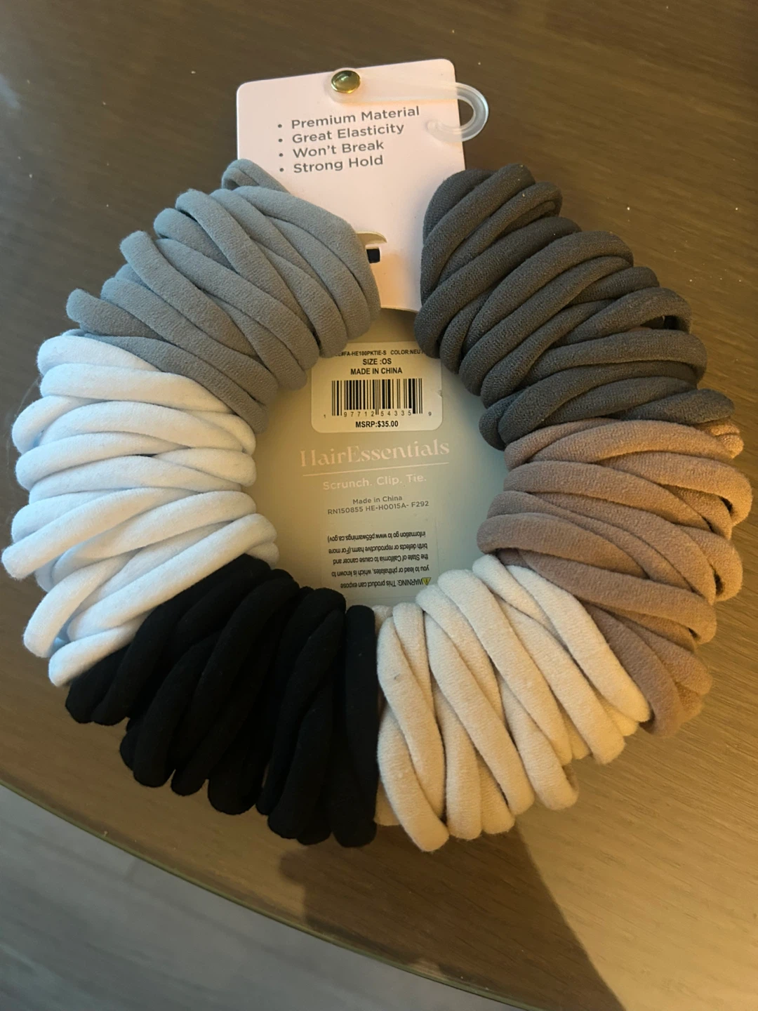 Hair Essentials 100 Piece Value Pack Seamless Hair Ties - photo 2