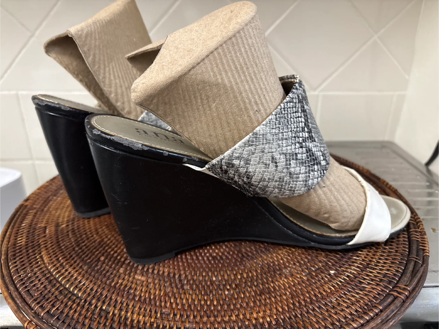 A.N.A A New Approach Wedge Sandals Size 9M - photo 2