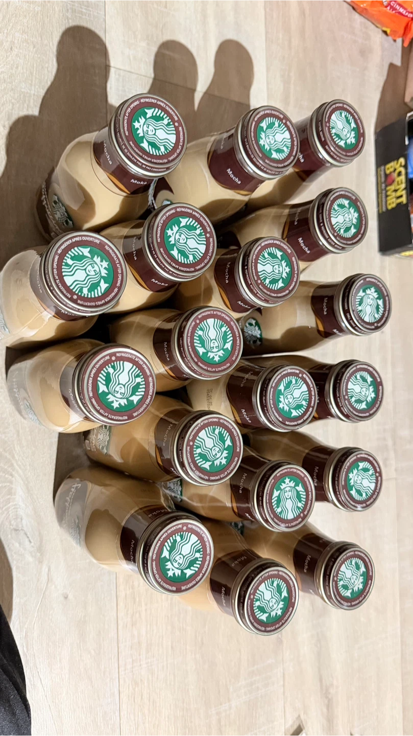 Starbucks Mocha Frappuccino Coffee Drinks - 12 Bottles