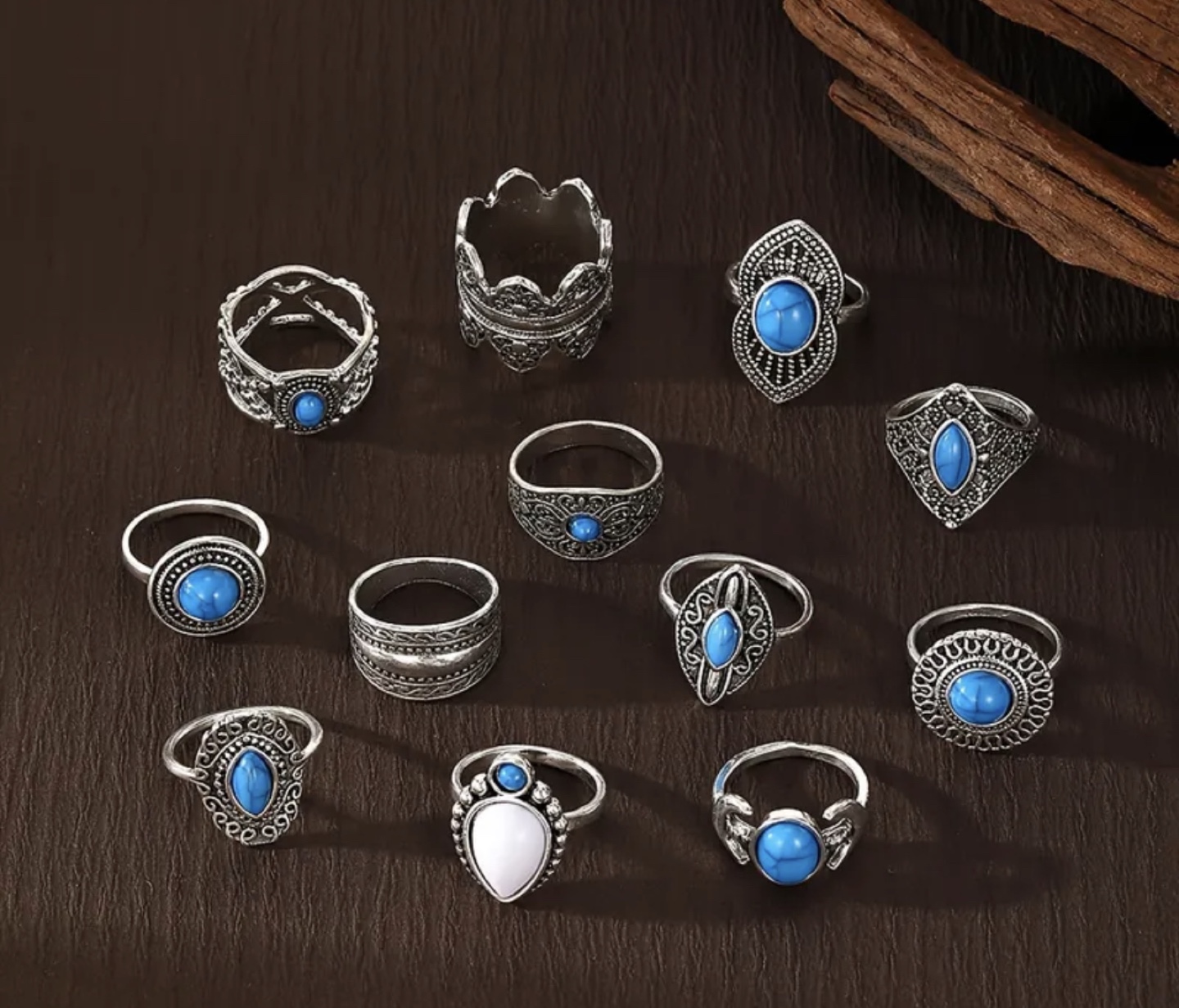 New-Boho Turquoise Ring Set (price of Each) - photo 2
