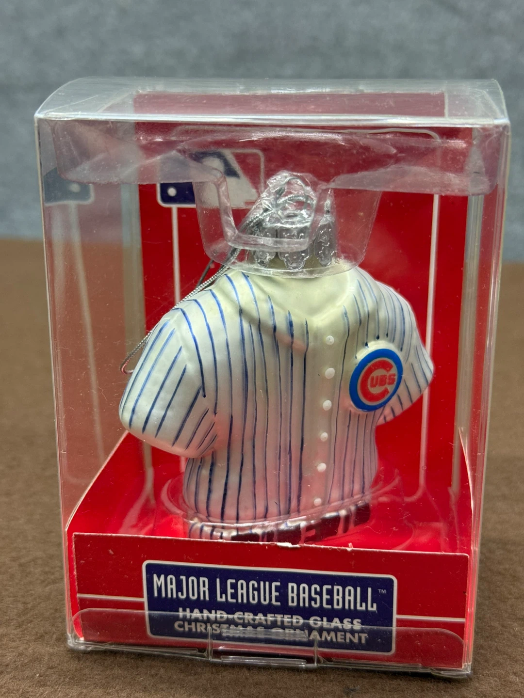Kurt S. Adler Chicago Cubs Hand-Crafted Glass Christmas Ornament