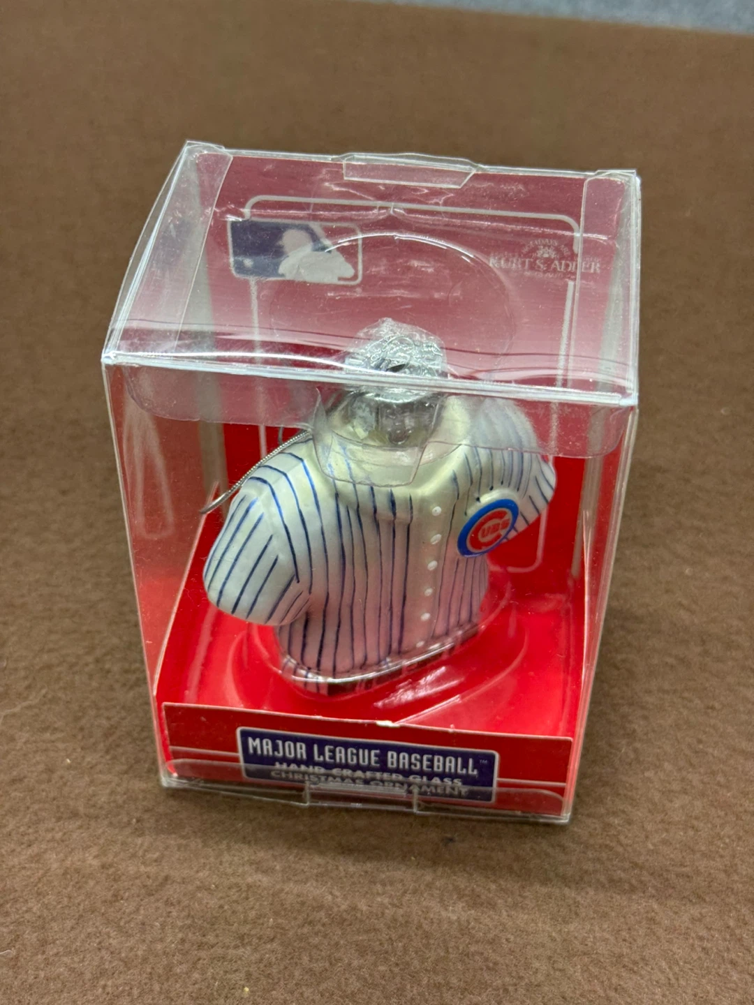 Kurt S. Adler Chicago Cubs Hand-Crafted Glass Christmas Ornament - photo 2