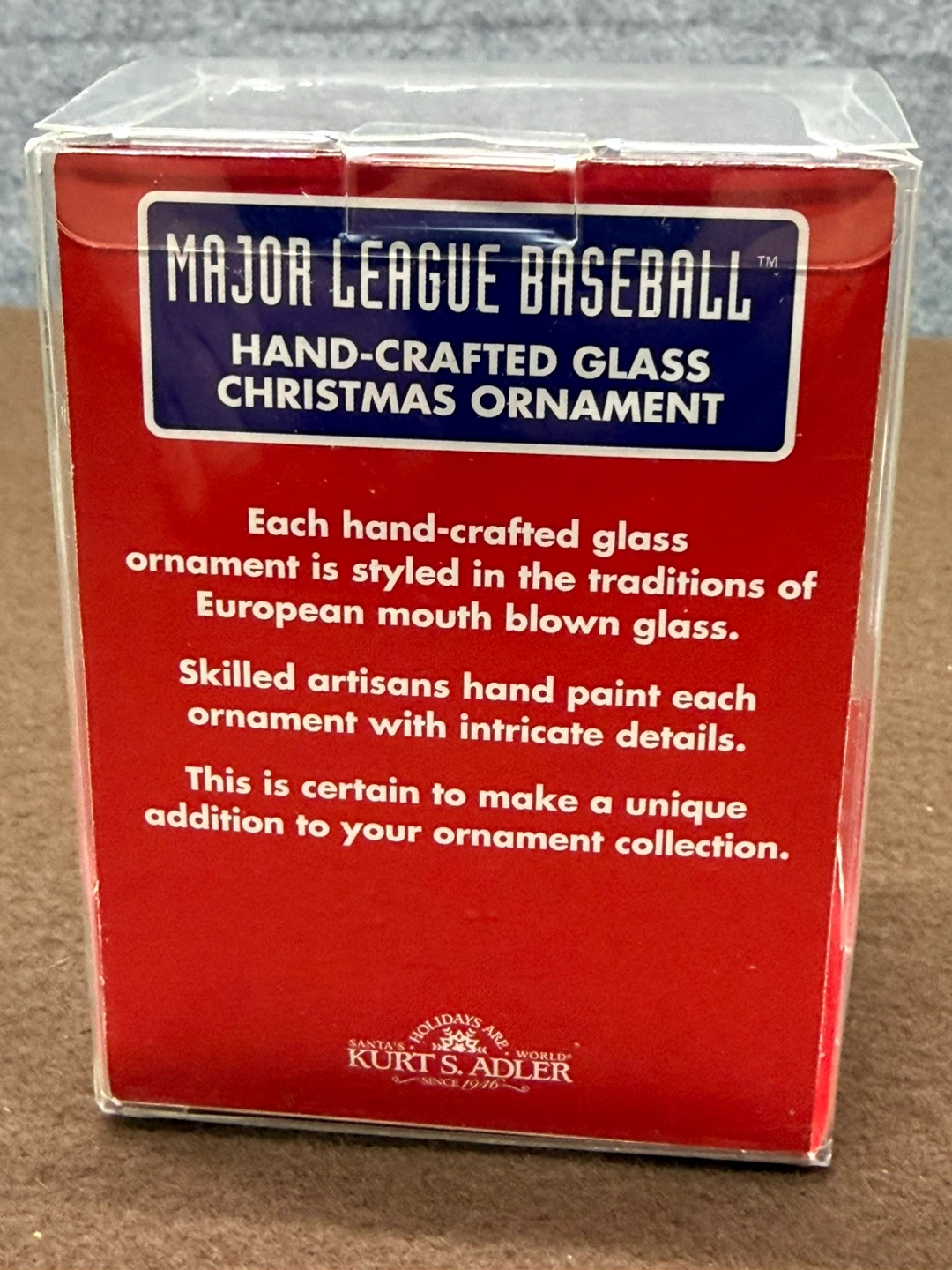 Kurt S. Adler Chicago Cubs Hand-Crafted Glass Christmas Ornament - photo 4