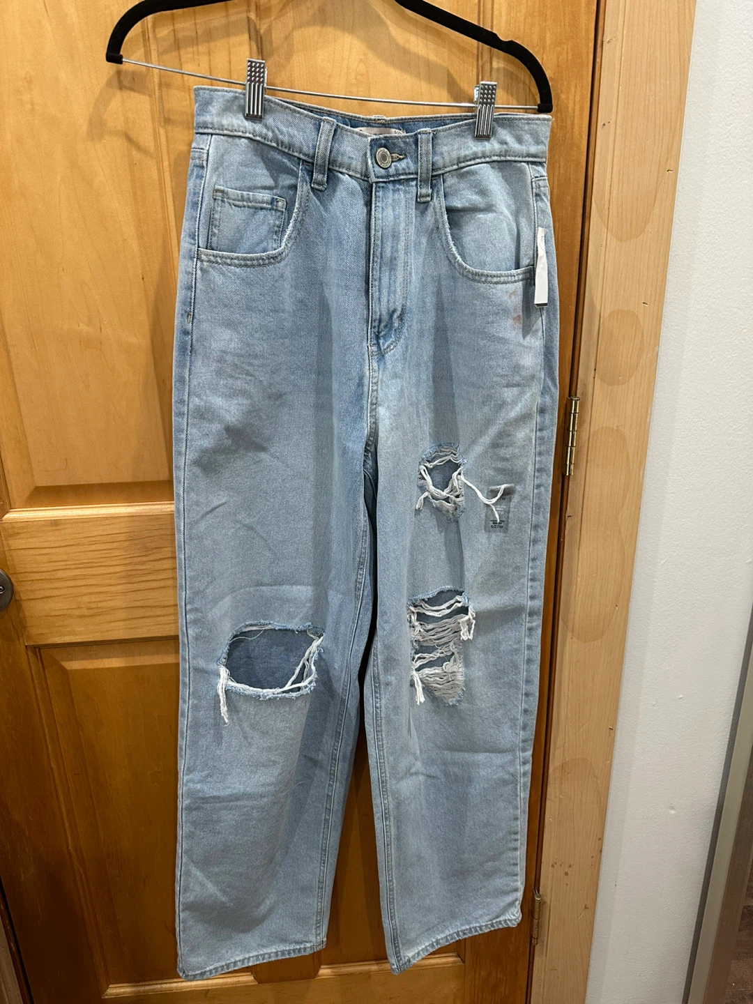 High Rise Baggy Jeans - Size 5, 27W