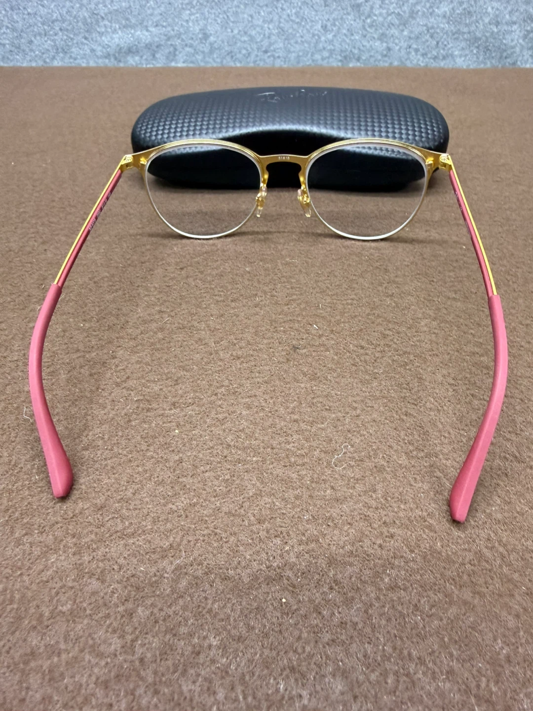 Ray-Ban RB6375 2982 Round RX Eyeglasses Frames Red Gold - photo 3