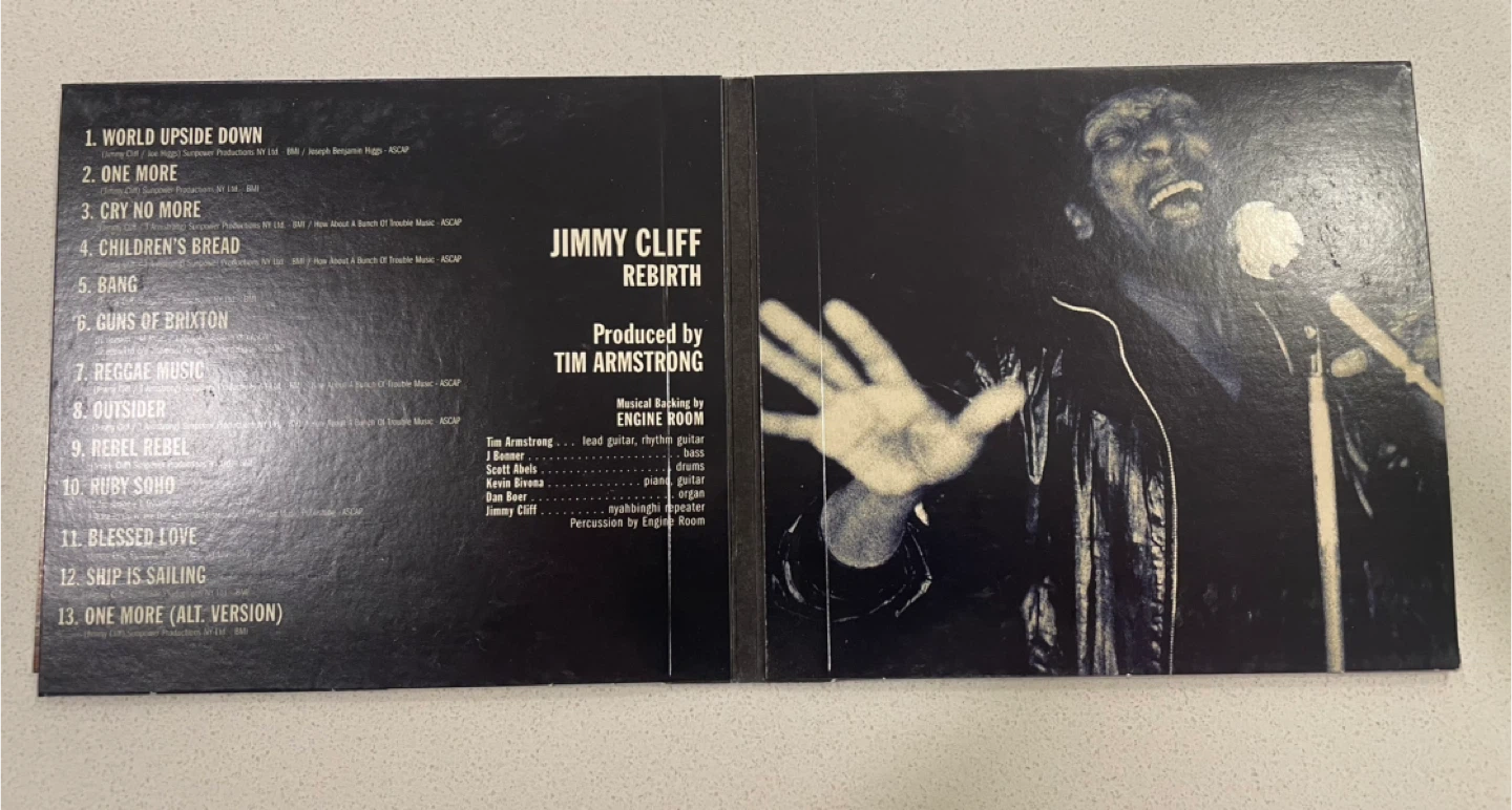 Jimmy Cliff Rebirth CD - photo 2