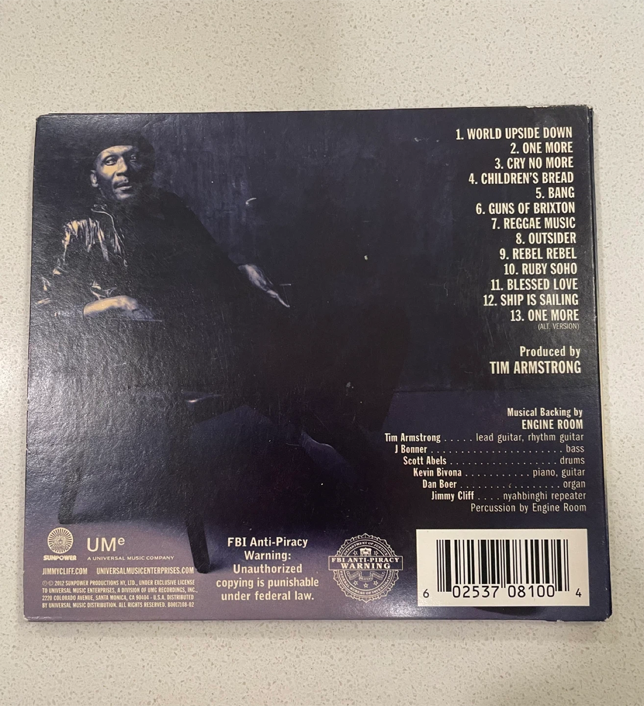 Jimmy Cliff Rebirth CD - photo 5