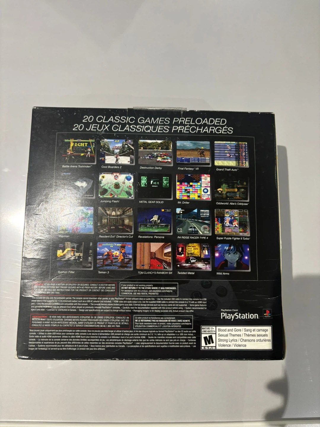 Sony PlayStation Classic 20 Games Preloaded - photo 2