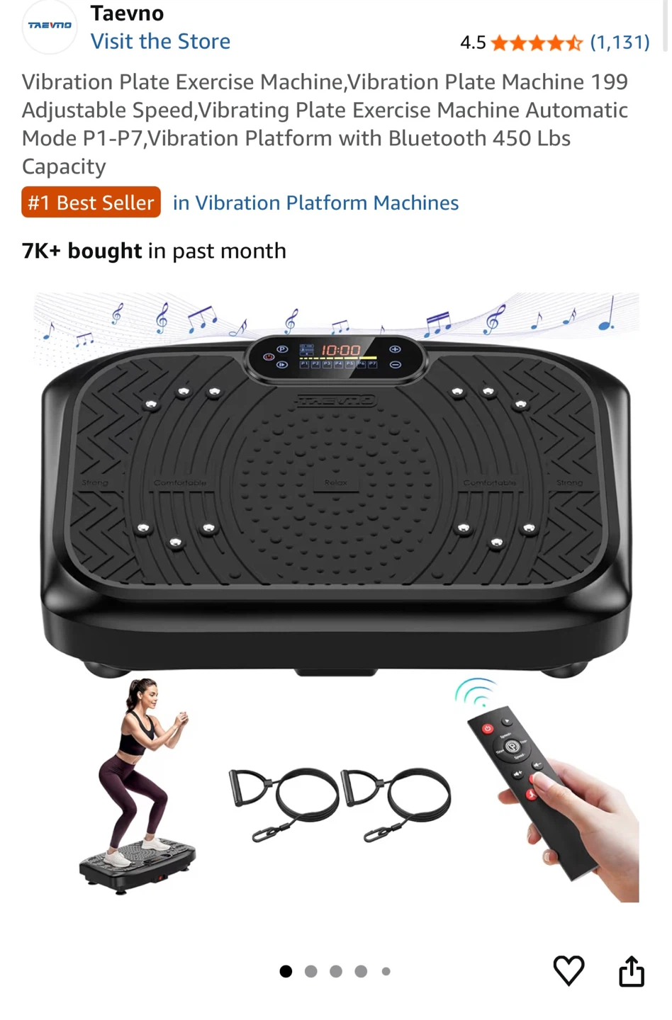 Vibration Plate Exercise Machine - photo 2