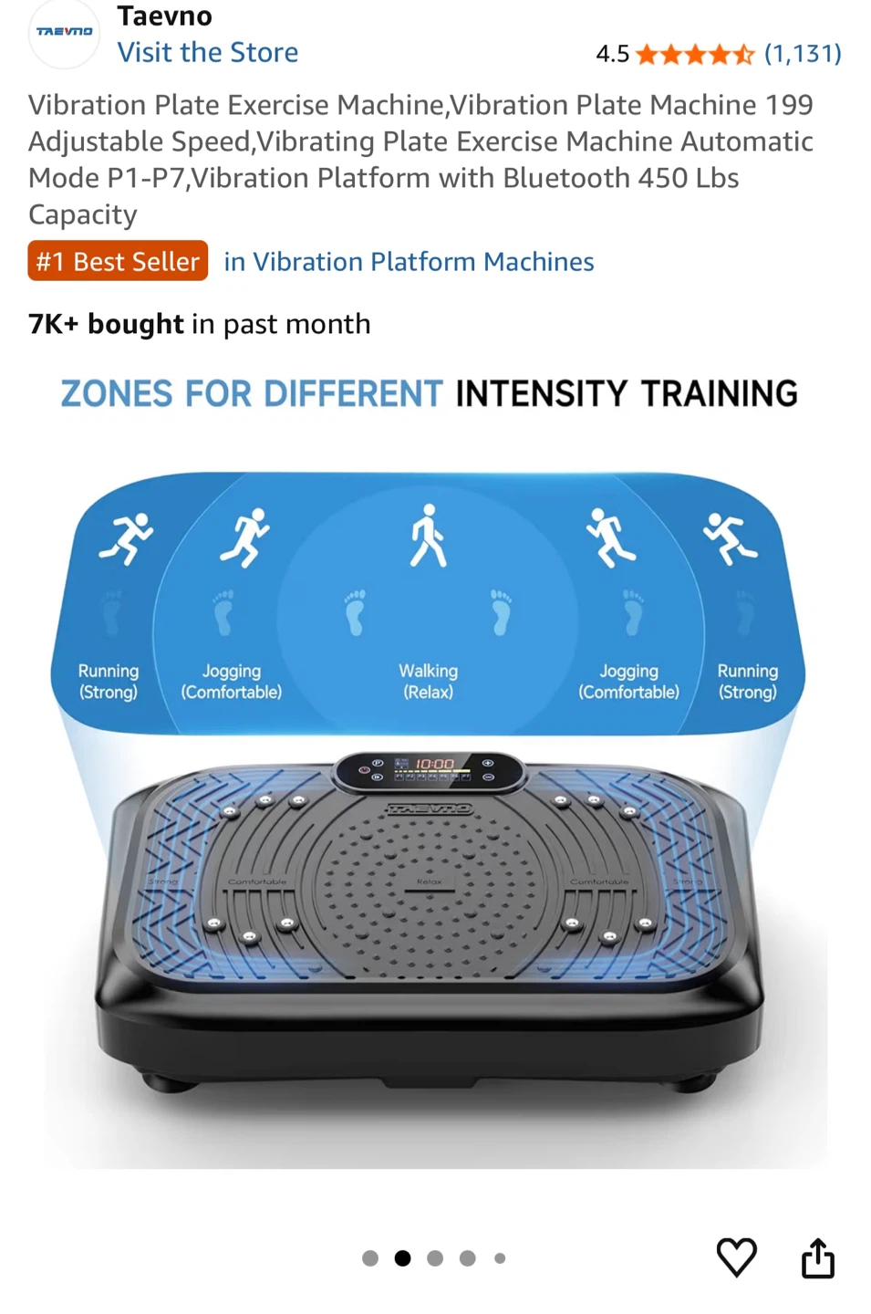 Vibration Plate Exercise Machine - photo 3