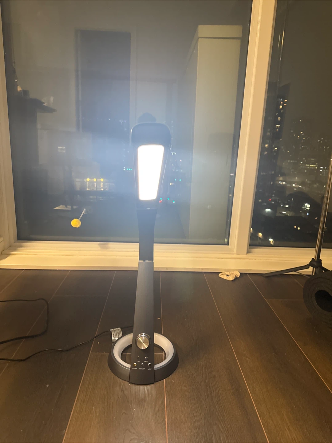 Adjustable LED Desk Lamp with Blue Accent Light - photo 2