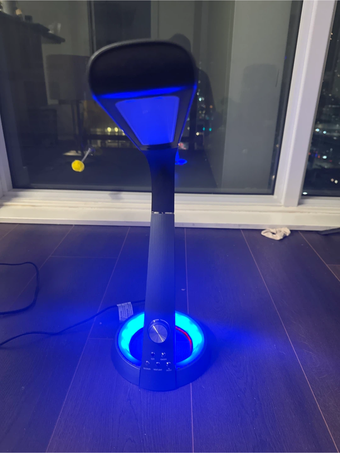 Adjustable LED Desk Lamp with Blue Accent Light - photo 5