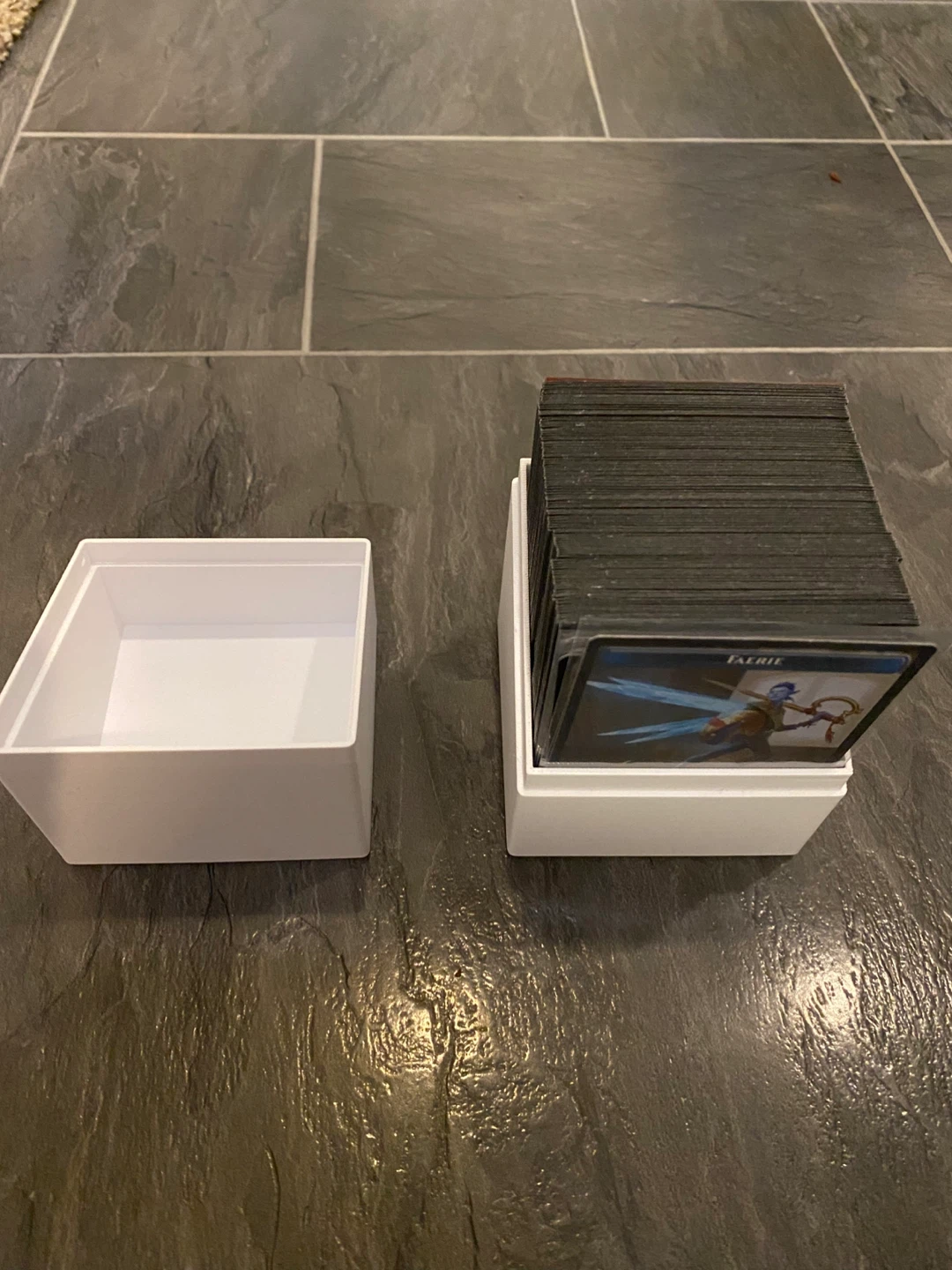 White Card Deck Box