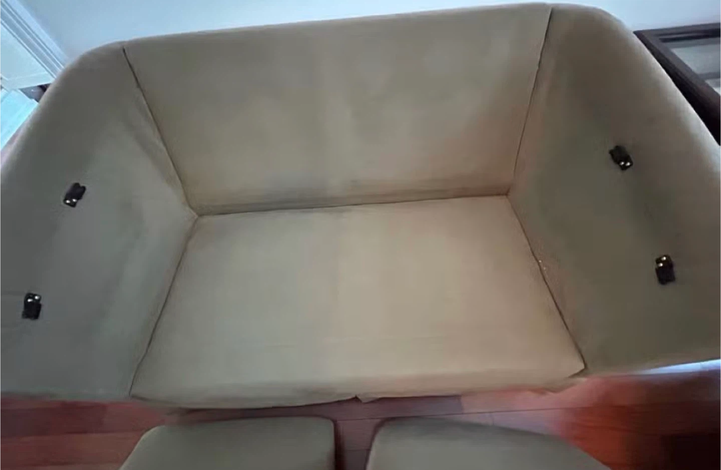 Light Beige Loveseat Sofa - photo 3