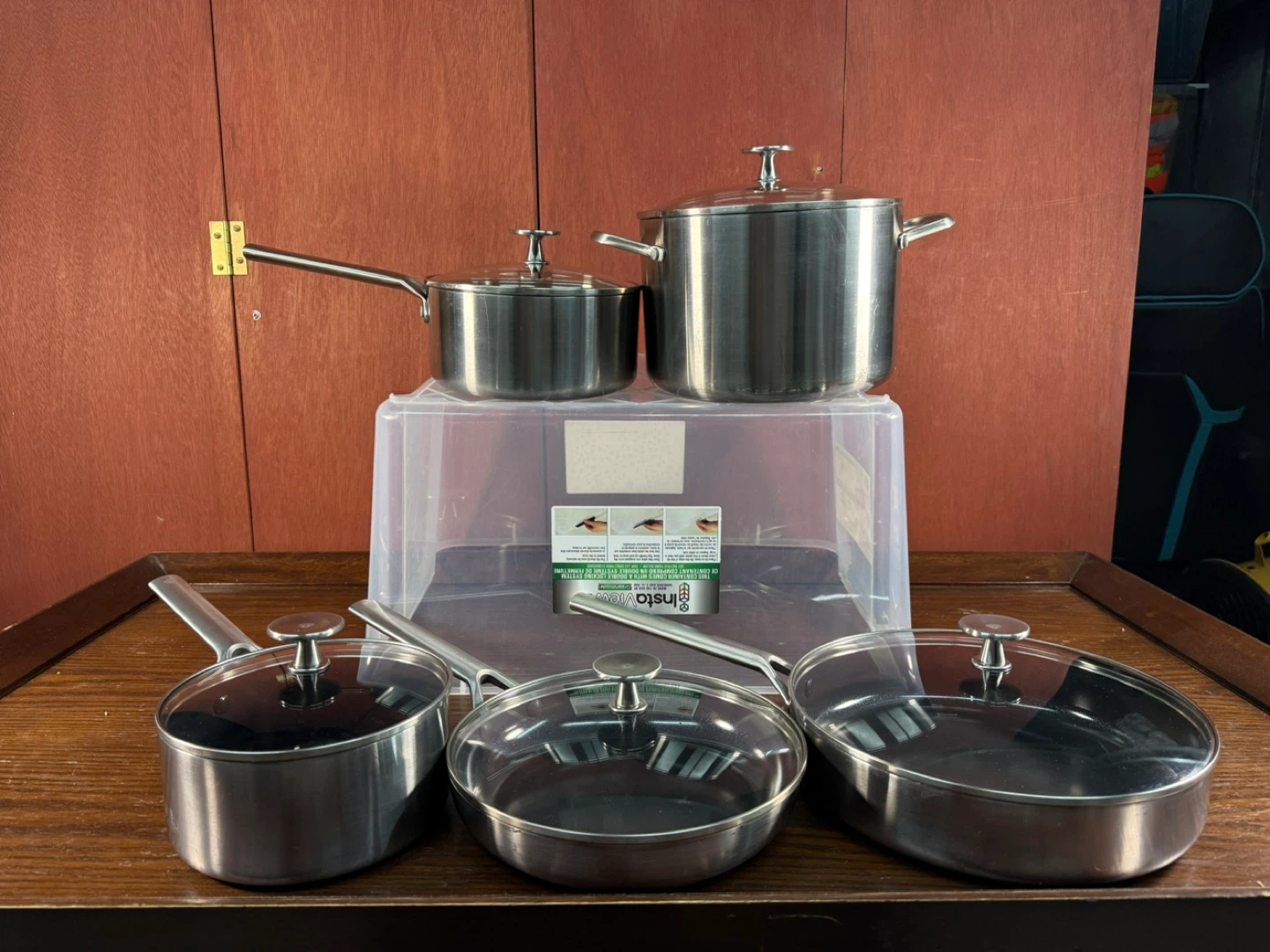 Blue Diamond Triple Steel Non-Stick Cookware Set, 10-piece