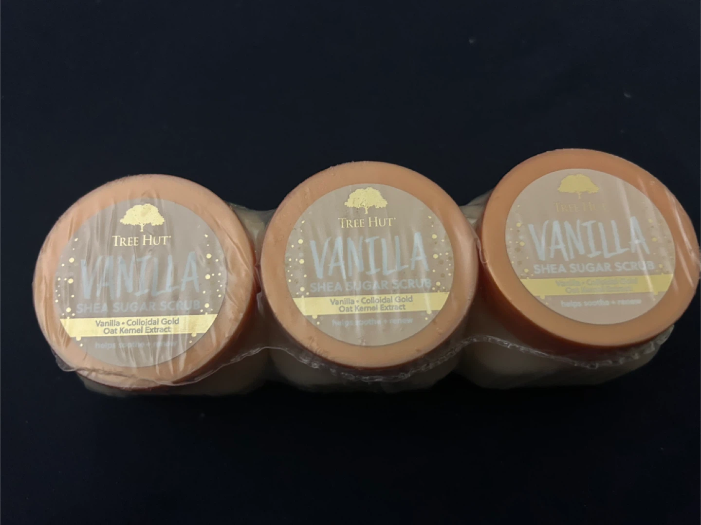 Tree Hut Vanilla Shea Sugar Scrub Mini Set (3-Pack) - photo 2