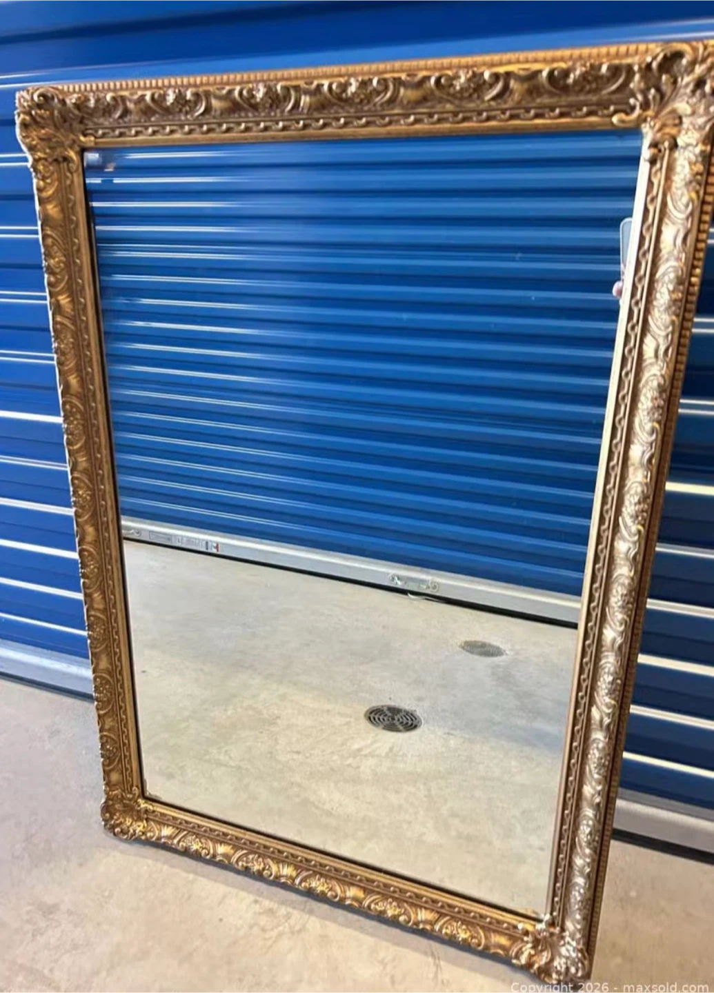 Ornate Gold Framed Wall Mirror - photo 3