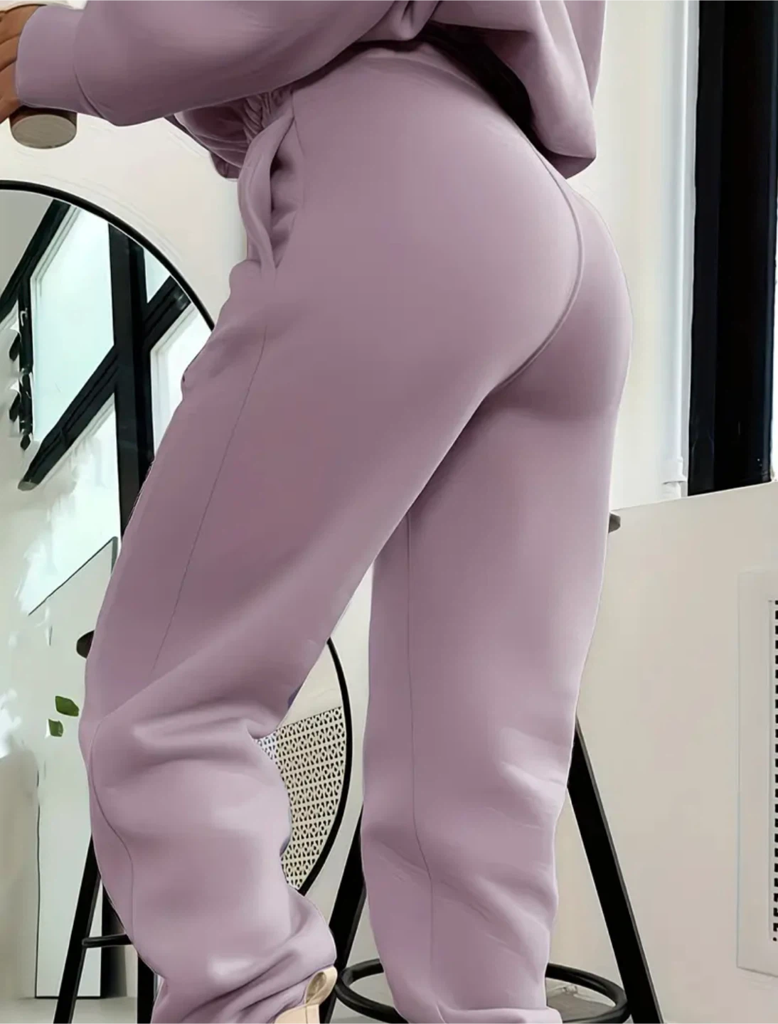 New Purple Hooded Sweatshirt and Jogger Set - photo 5