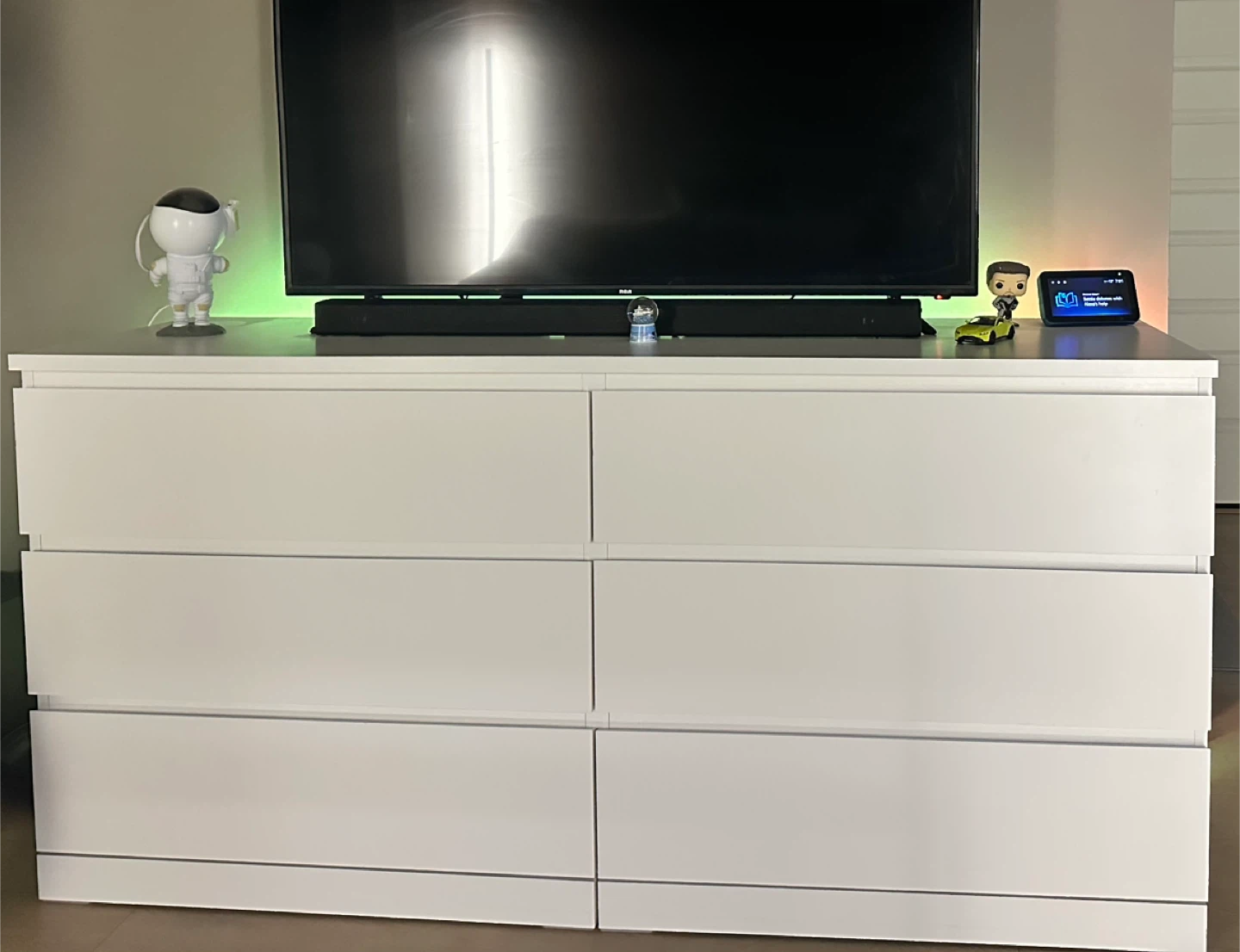 Ikea White 6-Drawer Dresser