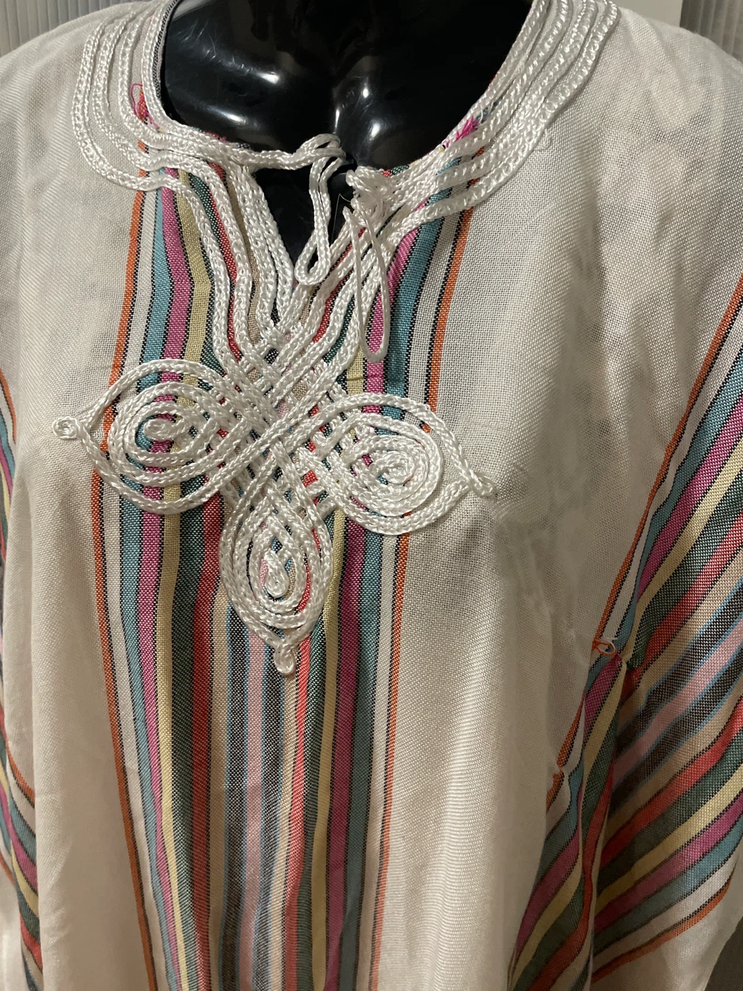 Women's Striped Kaftan Dress - photo 2