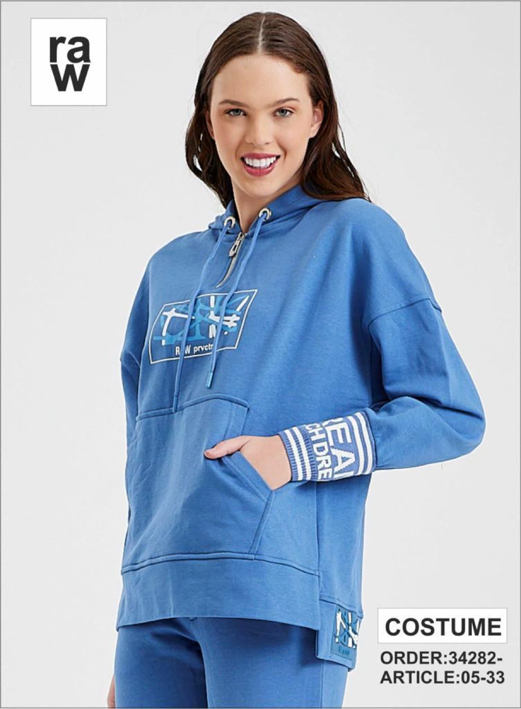 RAW Blue Casual Tracksuit Set - photo 2