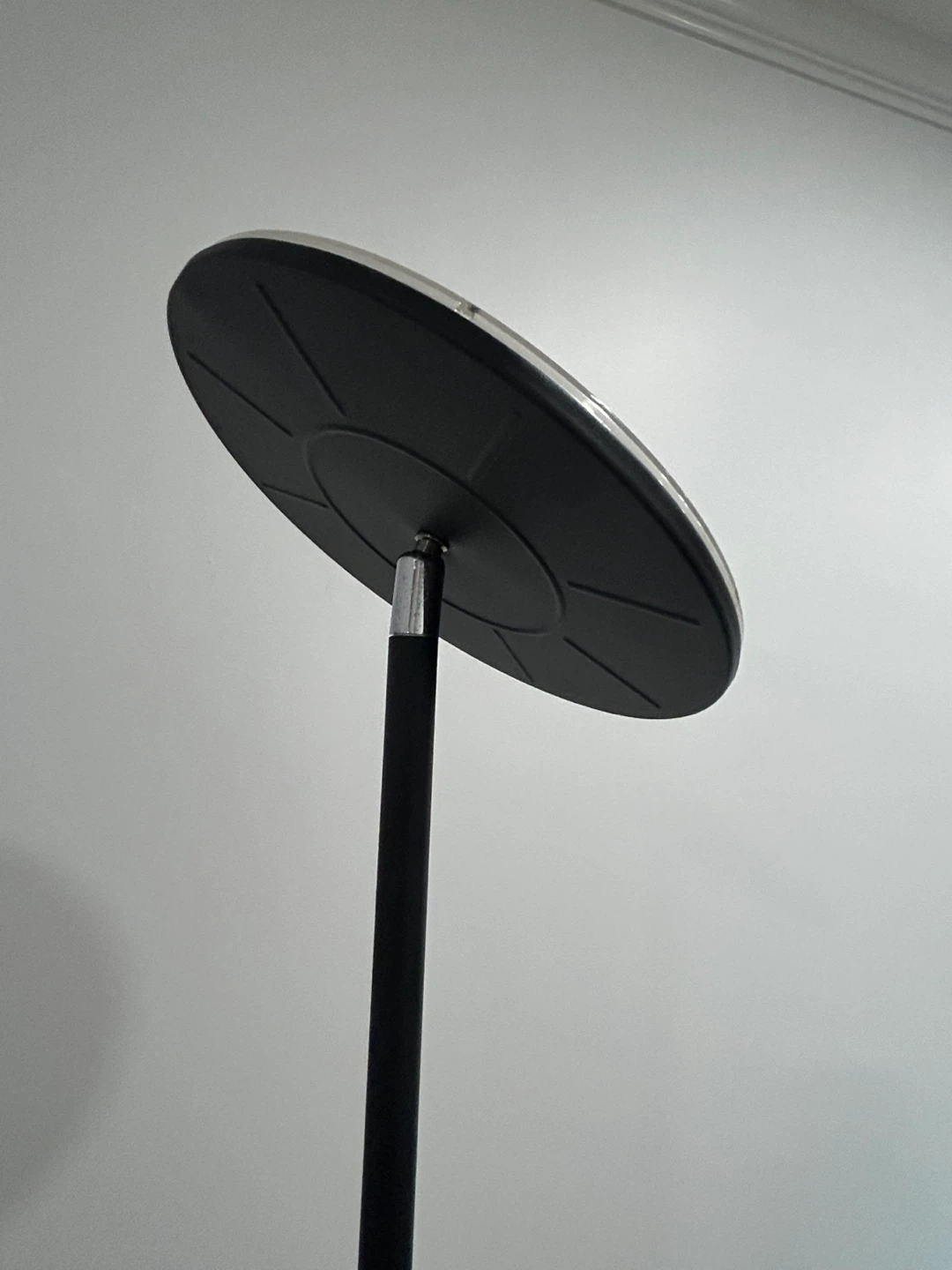 Black Modern Floor Lamp with Round Head - photo 3
