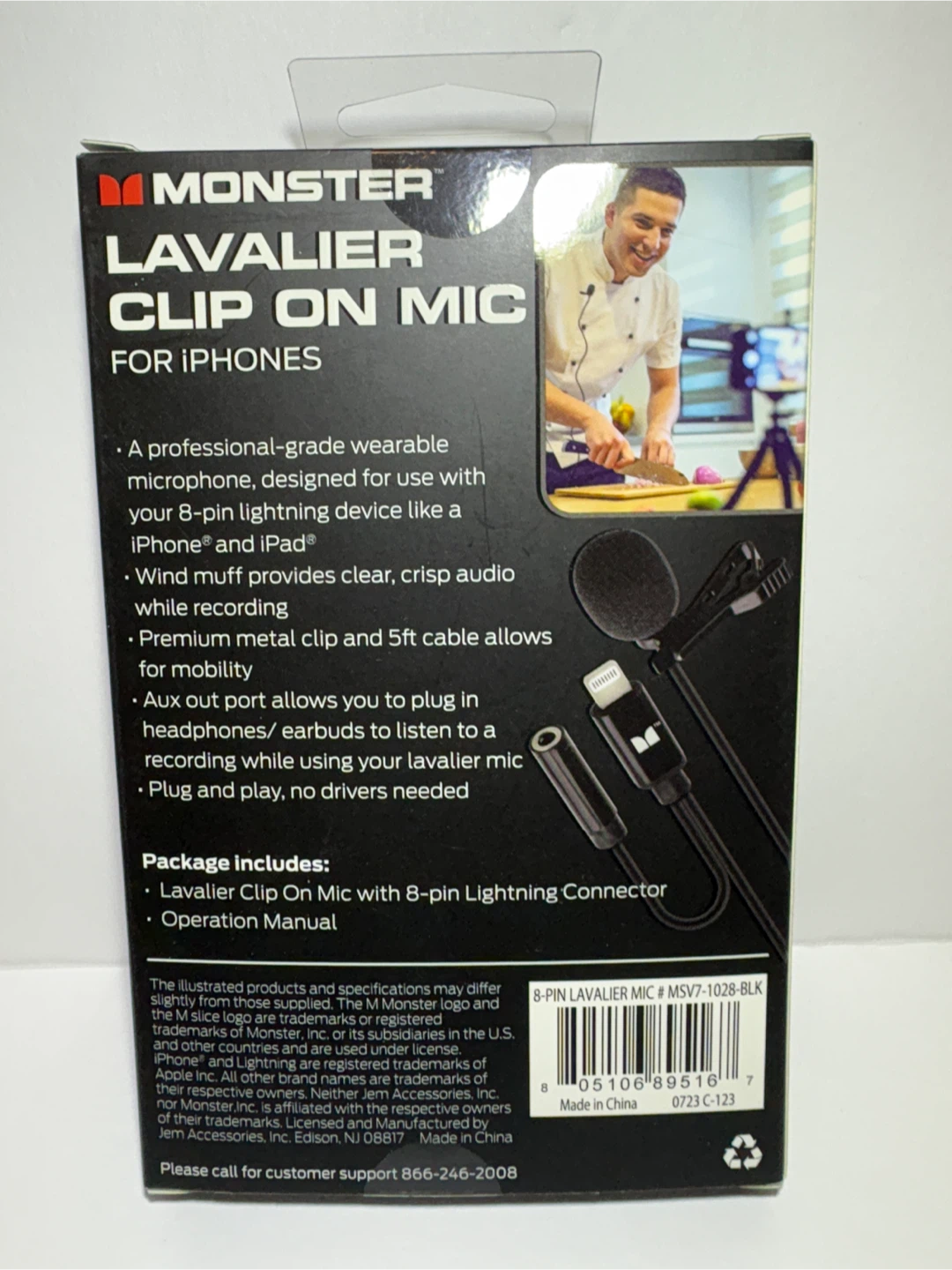🧡Lavalier clip on mic for iPhone lightning devices - photo 2