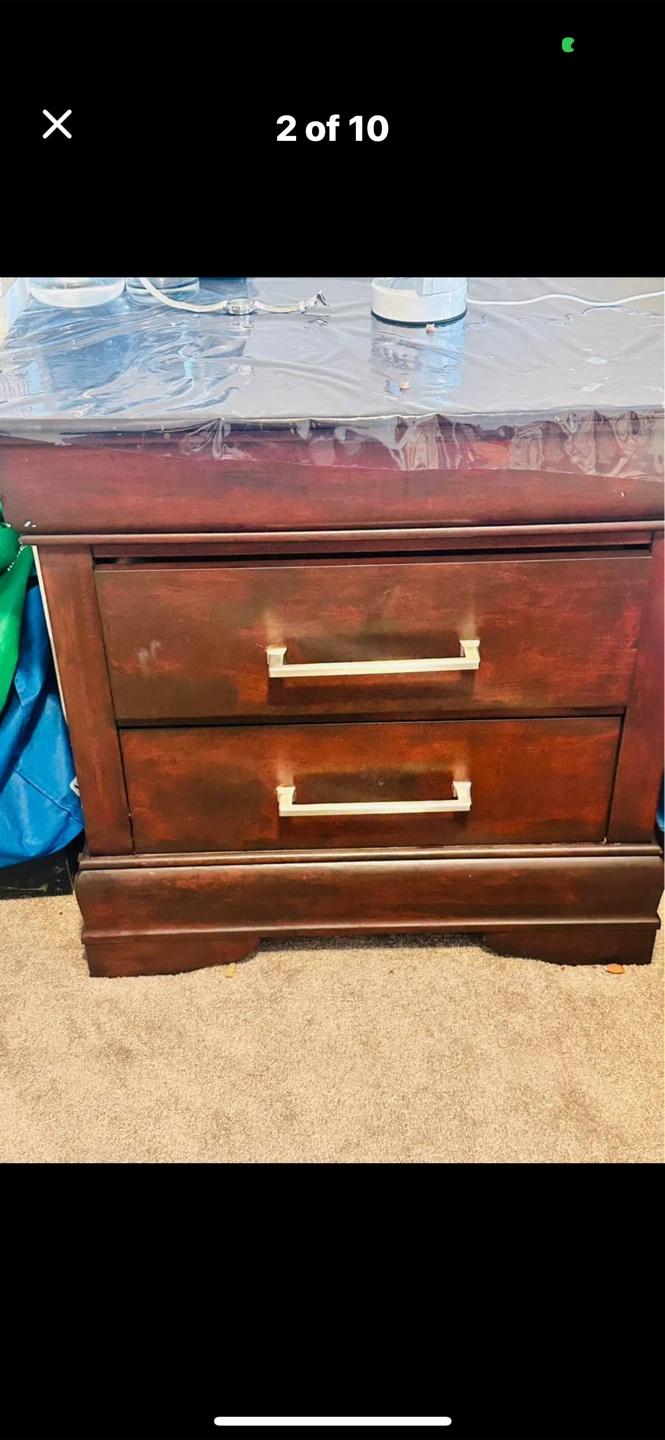Italian scratch less  bed and dresser - photo 4