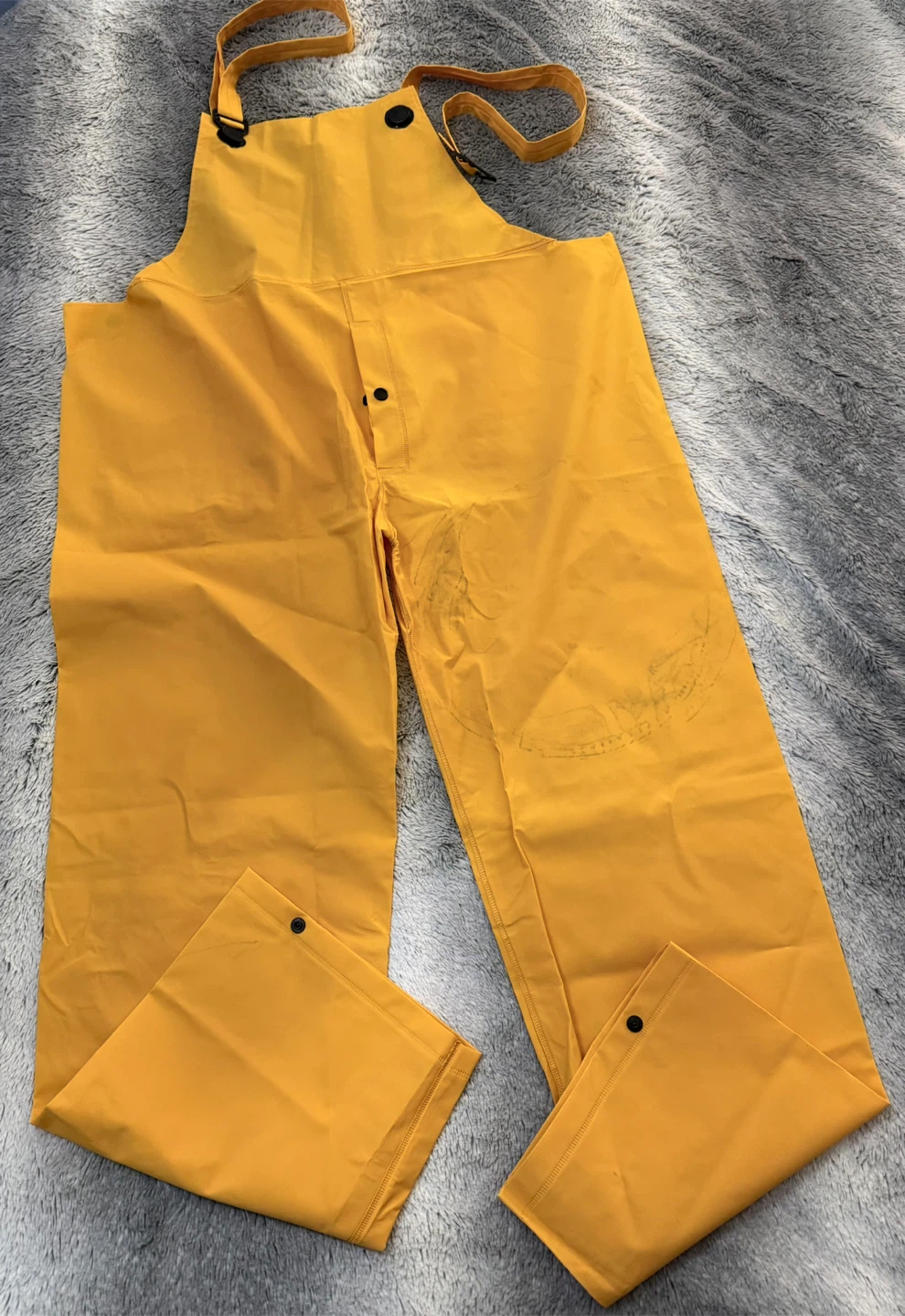 Yellow Rain Jacket and Bib Pants - Size M - photo 4