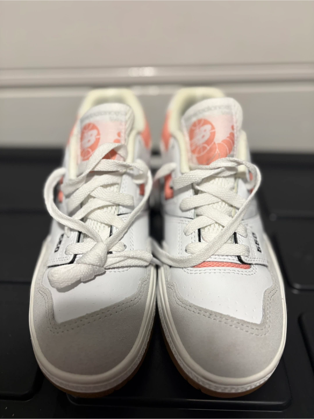 New Balance 550 White Coral Grey Sneakers - photo 3