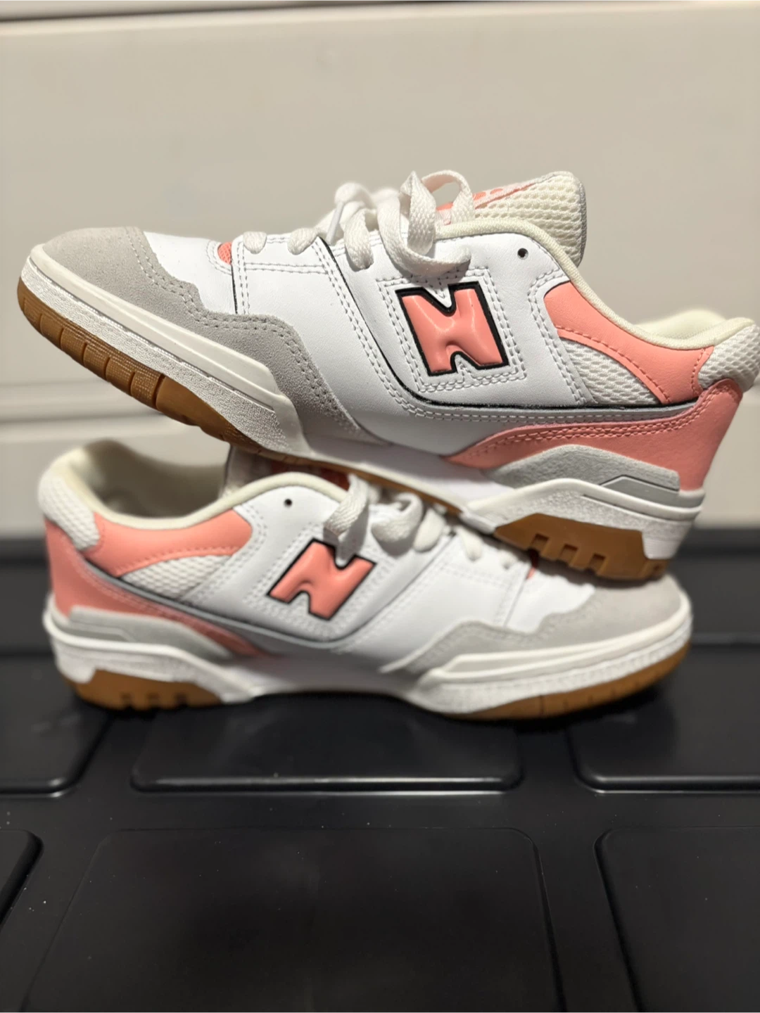 New Balance 550 White Coral Grey Sneakers - photo 5
