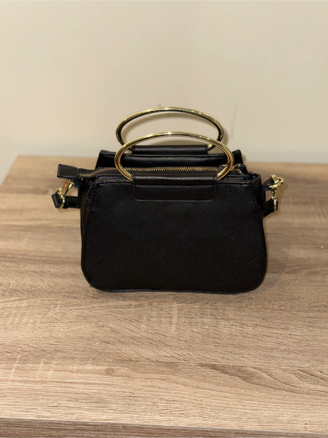 Steve Madden Black Quilted Top Handle Bag - photo 2