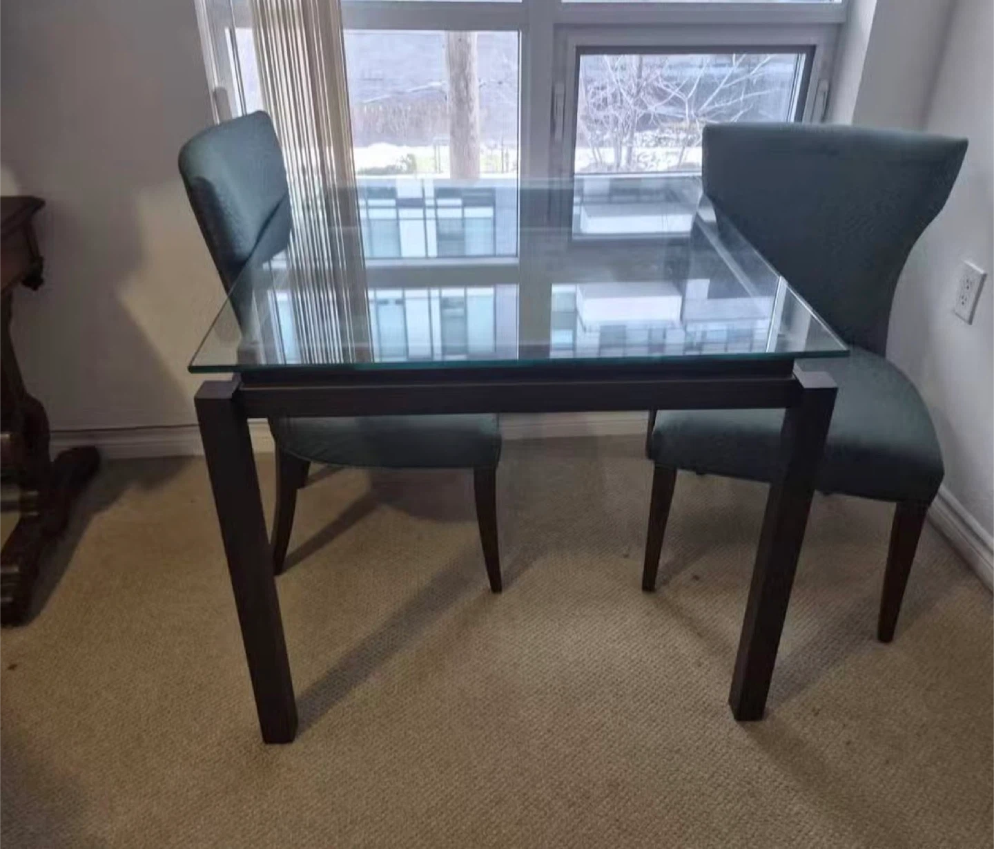 Glass Top Dining Table - photo 2