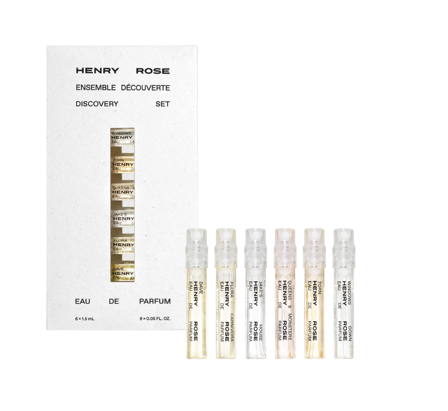 Henry Rose Discovery Set - 6 Eau de Parfum Samples