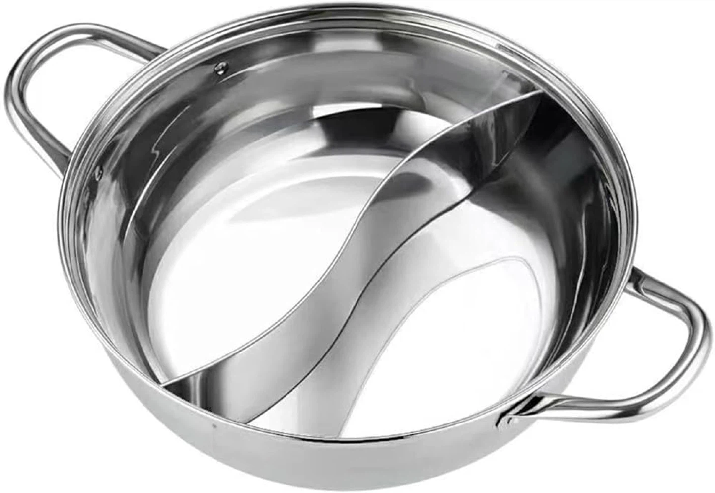 Stainless Steel Divided Hot Pot_NWT - photo 4