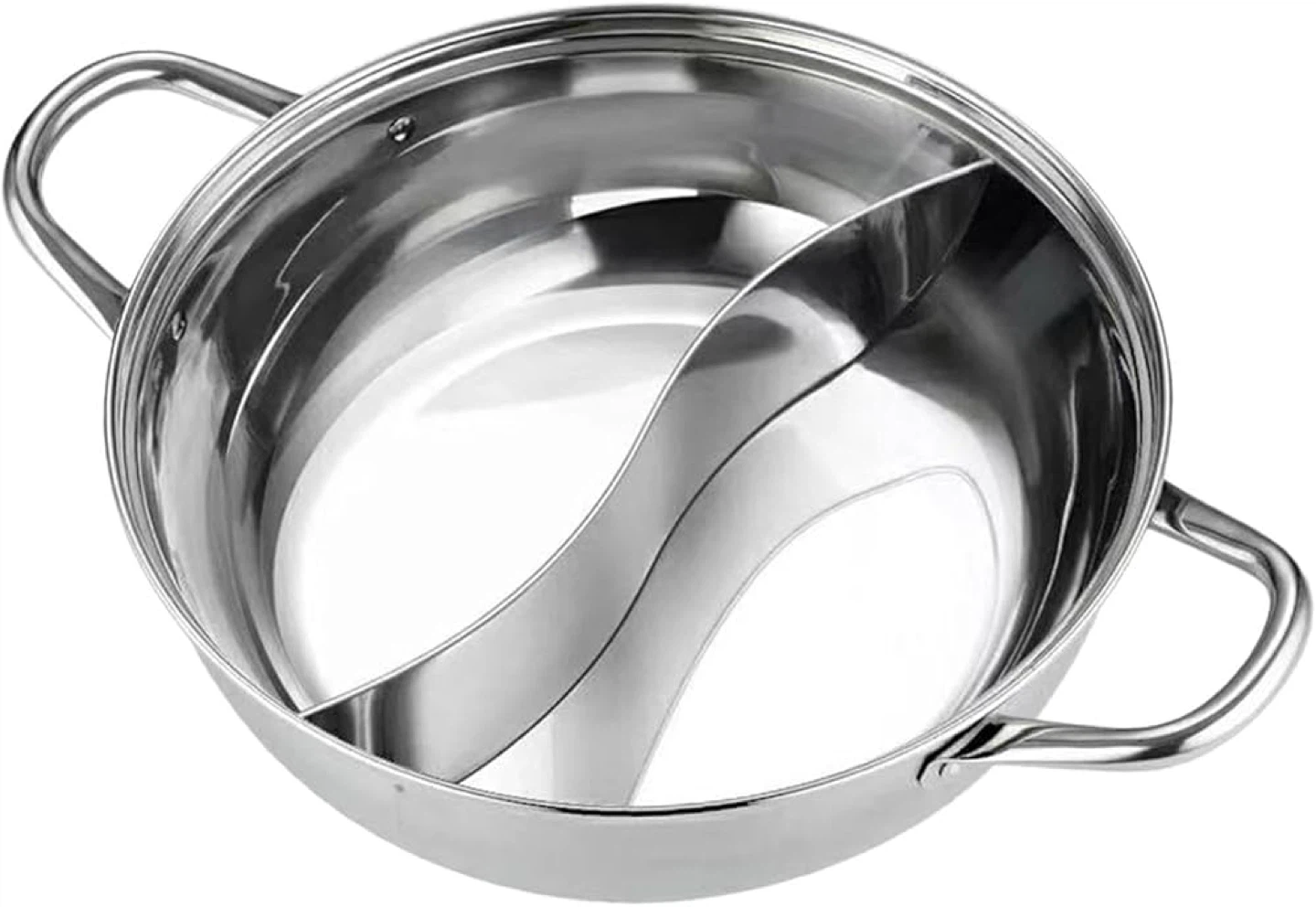 Stainless Steel Divided Hot Pot_NWT