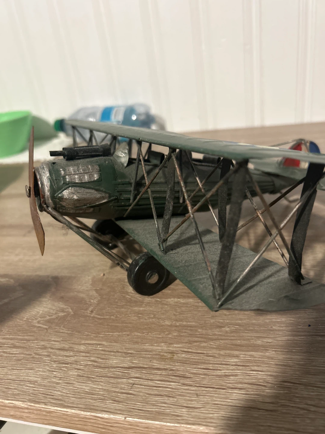 Vintage Biplane Model