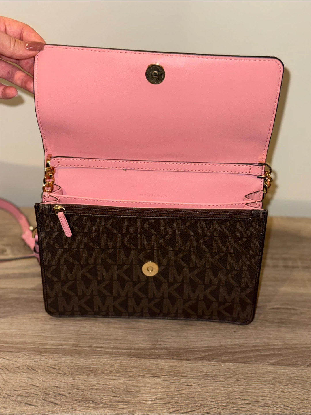 Michael Kors Monogram Crossbody Wallet - photo 2