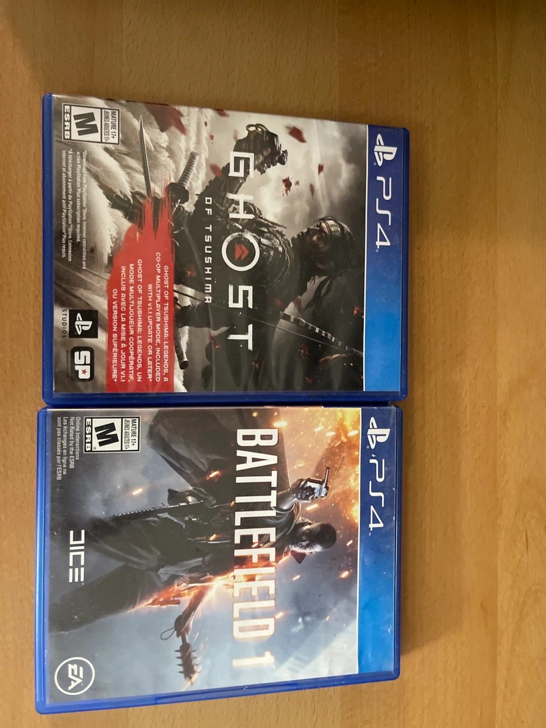 PlayStation 4 Console with Ghost of Tsushima and Battlefield 1 - photo 3