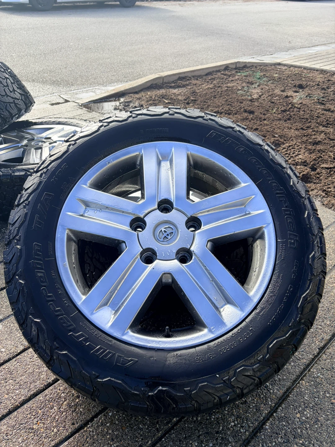 Set of 4 Toyota Tires and Rims - photo 3