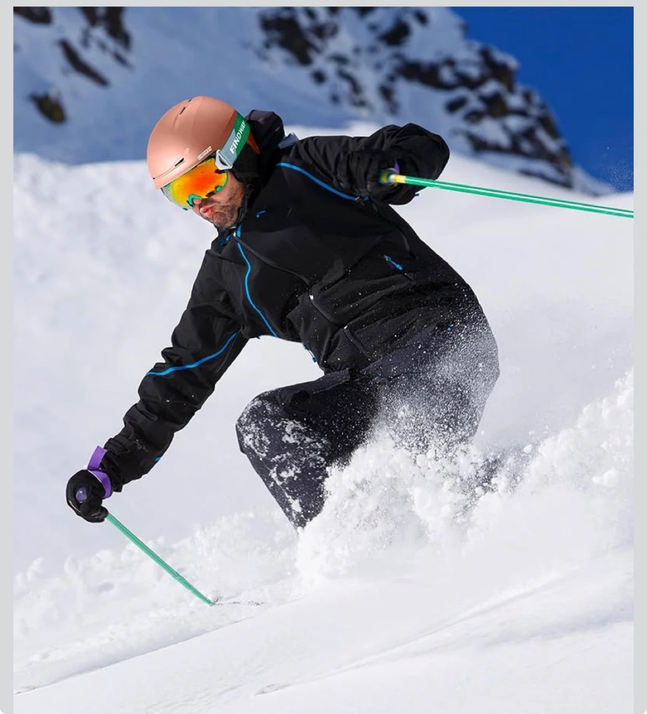 FINDWAY Pink Ski Helmet - Size S - photo 5