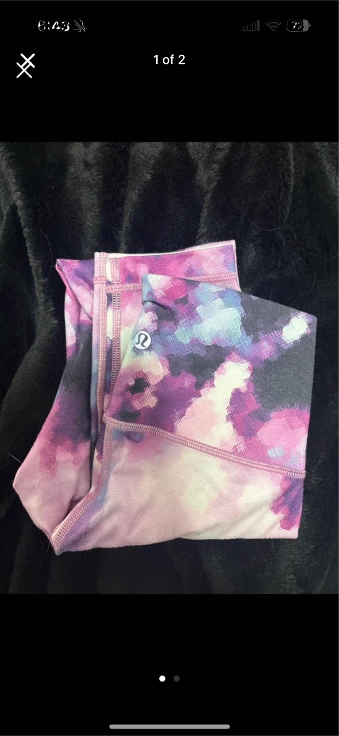 Lululemon Tie Dye Leggings size 2 - photo 2