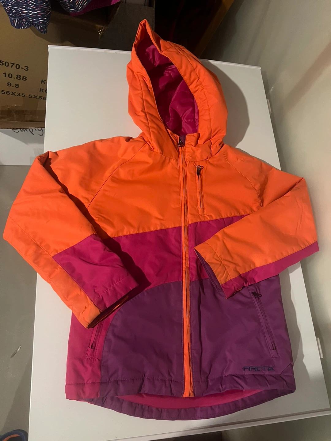 Kid’s Arctix Colour Block Hooded Winter Jacket