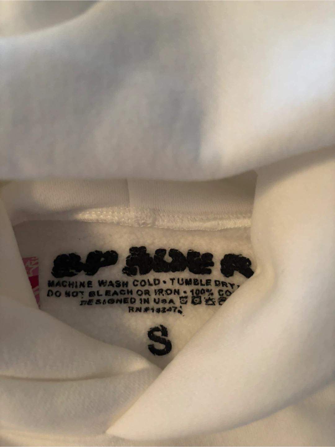 Sp5der Rhinestone Hoodie White Size Small - photo 2