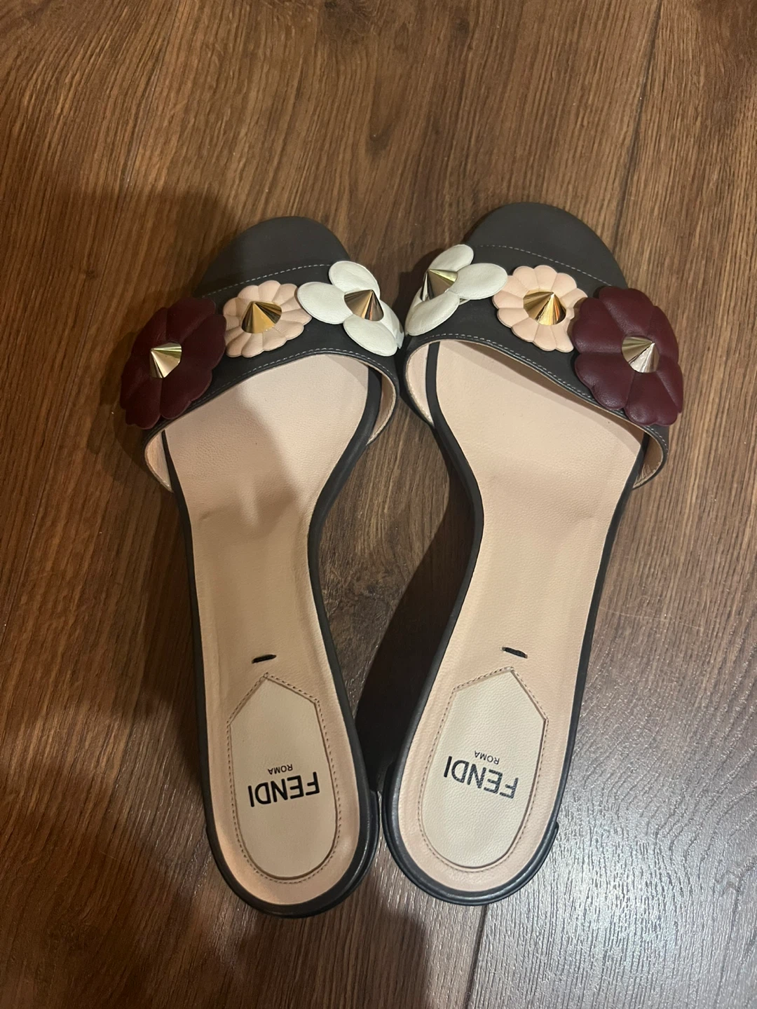 Fendi Women's Flower Slides Sandals