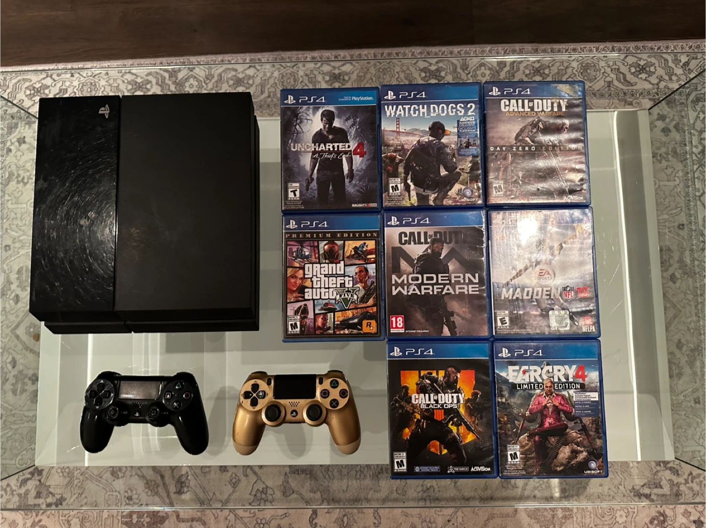 PlayStation 4 with 8 Games
