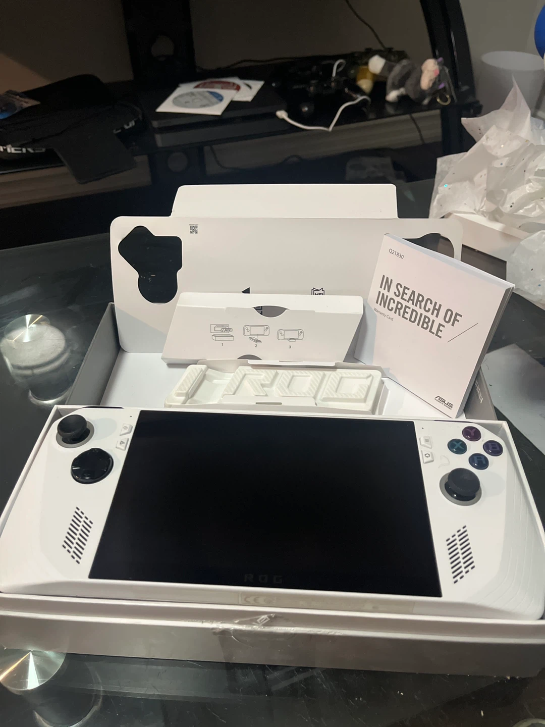 ASUS ROG Ally White Handheld Gaming Console - photo 3