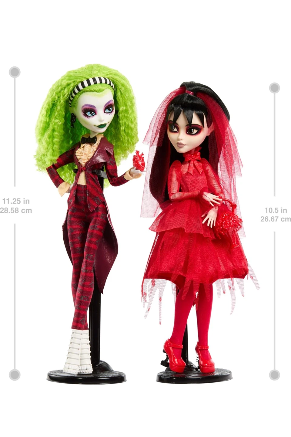 Monster High Skulllector Beetlejuice & Lydia Deetz Dolls - photo 3
