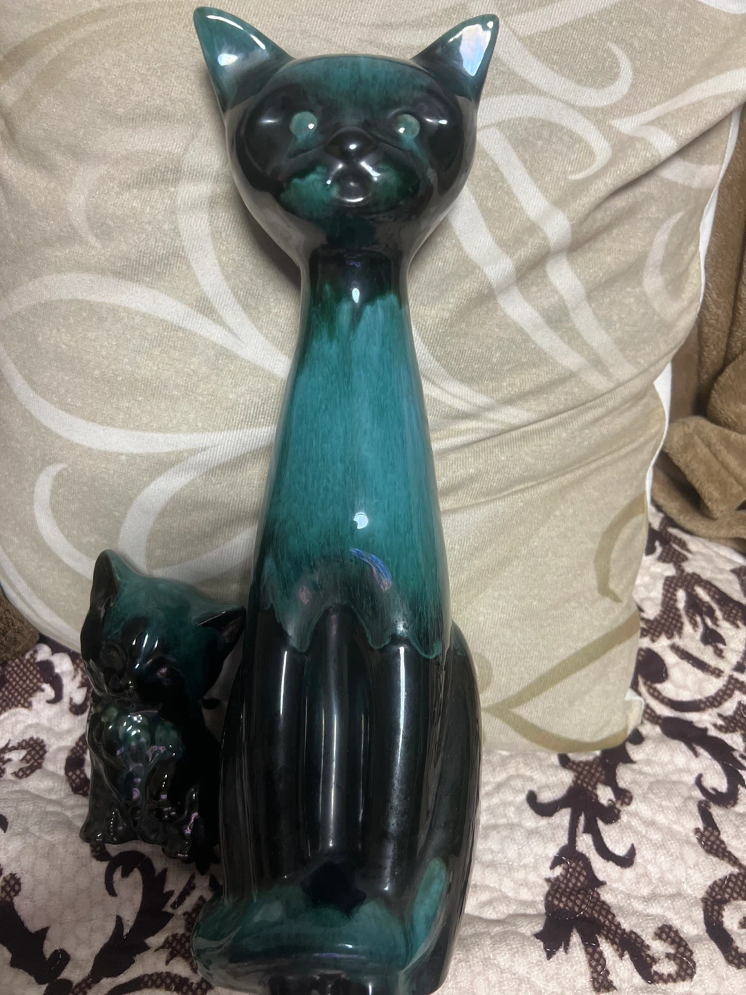 Vintage Ceramic Cat Figurines
